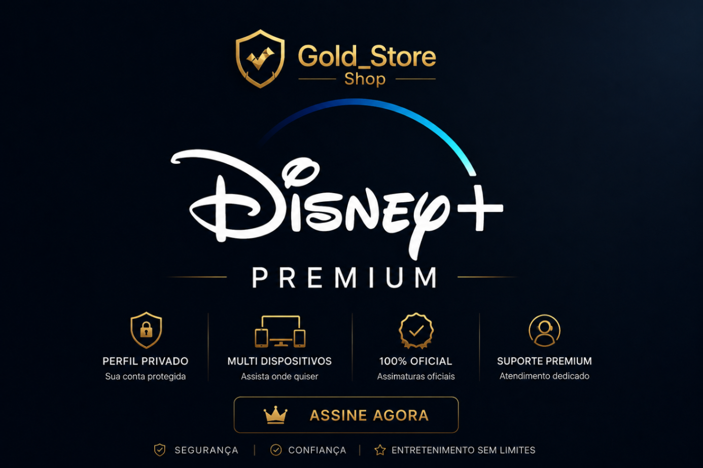 Disney Premium | Tela Privada | 30 Dias