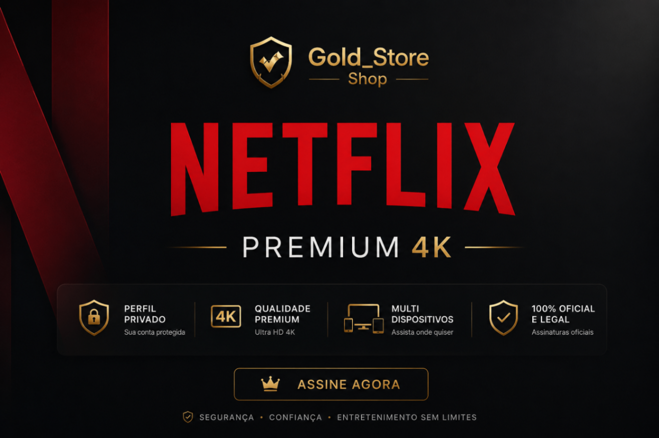 Conta Netflix Premium 4k