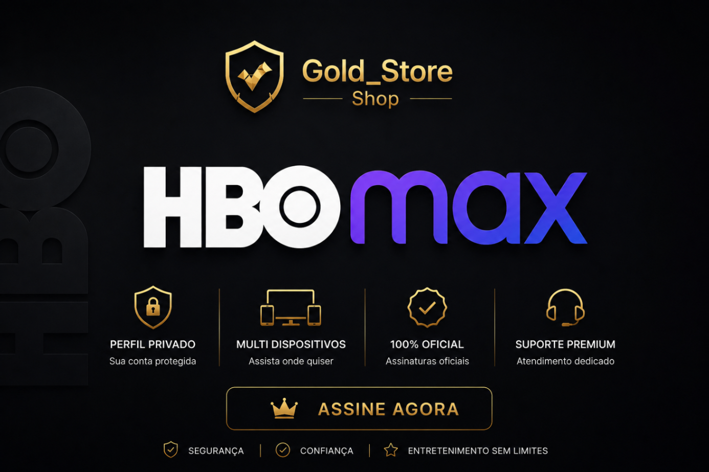 Hbo max Platinum | Tela Privada | 30 Dias
